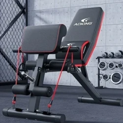 ADKING 13-in-1 Foldable Dumbbell Bench - Adjustable Sit-Up Aid & Strength Trainer