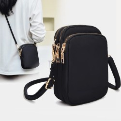 Small 3-Layer Pocket Crossbody Phone Bag