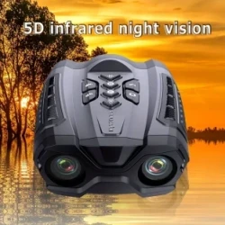 Binocular Infrared Night Vision Device, 3.0-inch Widescreen Design, 10x Digital Zoom, Built-in Rechargeable Battery, Suitable For Farms And Fish Ponds Monitoring, Night Patrol, Night Fishing