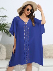 Women's Crochet Stitching Loose Dress