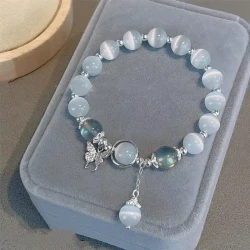 Serenity Pearl Charm Bracelet