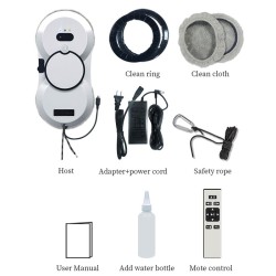 Water Spray Window Cleaning Robot - Intelligent High-Rise Double-Sided Brushless Motor Glass Cleaner