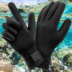 3mm Neoprene Diving Gloves - Thermal Anti-Slip Flexible Wetsuit Gloves for Surfing, Spearfishing, Swimming, Rafting, Kayaking, Paddling