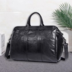 Large Capacity Genuine Leather Travel Luggage Bag Cowhide Handbag