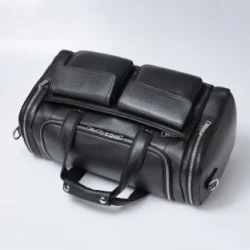 Leather Men's Hand-held Large-capacity Short-distance Travel Bag