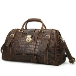 Trendy Cow European And American Men's Leather Pattern Travel Bag