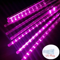 LED Meteor Shower Fairy String Lights - 8 Tubes, 30/50cm