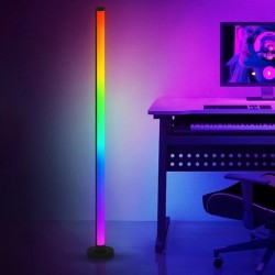 Smart RGB Floor Lamp with Music Sync - Modern Mood Lighting