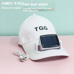 Solar-Powered Sun Hat with Fan