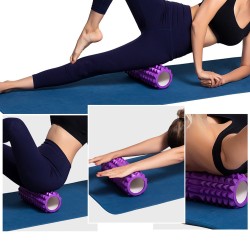 Foam Massage Roller - Hollow Yoga Column for Muscle Massage, Physiotherapy, and Sports Rehabilitation