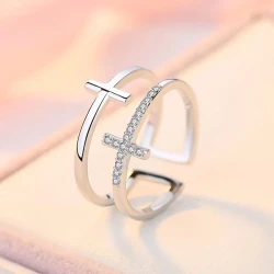 Eternal Faith Cross Ring