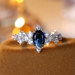 Eternal Sapphire Elegance Ring