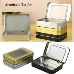 Aluminum Tin Jar - Refillable Containers for Cream, Balm, Nail, Candle, Cosmetic, and More