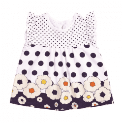 Singlet Dress Polka Dot Flowers