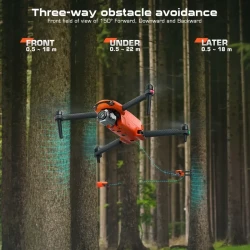 Autel Robotics EVO Lite Plus Premium Bundle, 1'' CMOS Drone With 6K HDR Camera, 40 Minutes, 3 Axis Gimbal UAV 3-Way Obstacle Avoidance, 7.4 Miles Transmission, Lite+ Fly More Combo