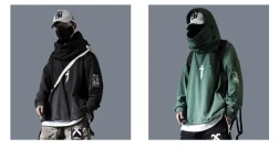 Co., Ltd. Tops Function Tooling Loose Hooded Sweatshirt