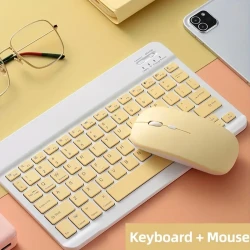 Compact Wireless Keyboard and Mouse Combo