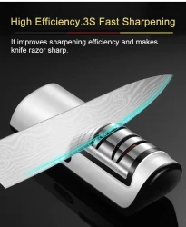 USB Rechargeable Electric Knife Sharpener Automatic Adjustable Kitchen Tool For Fast Sharpening Knives Scissors And Grinders Gadgets