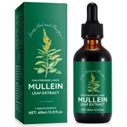 Mullein Lung Drops - 180ml (3 Bottles) - Lung Support & Respiratory Health