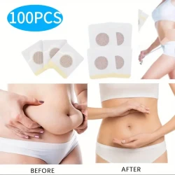 Scacto Belly Toning Stickers – 100pcs Sweatproof Contouring Pads