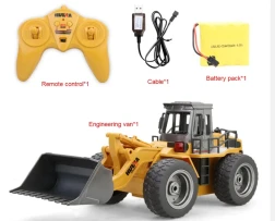 Children remote control toy engineering car