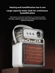 1200W 2-in-1 Heater & Humidifier