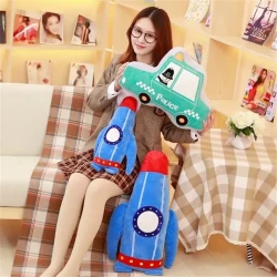 Rocket doll pillow cushion