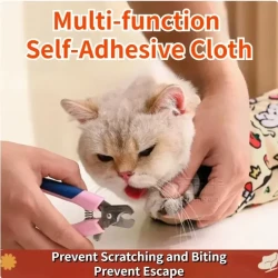 Multi-Function Protective Wrap for Pets, Cameras, and Lenses – Self-Adhesive Cloth Ideal for SLR Lenses, Cosmetic Bags, and More