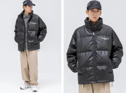 White Duck Down Stand-up Collar Down Jacket Men