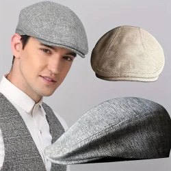 Breathable Cotton-Linen Beret