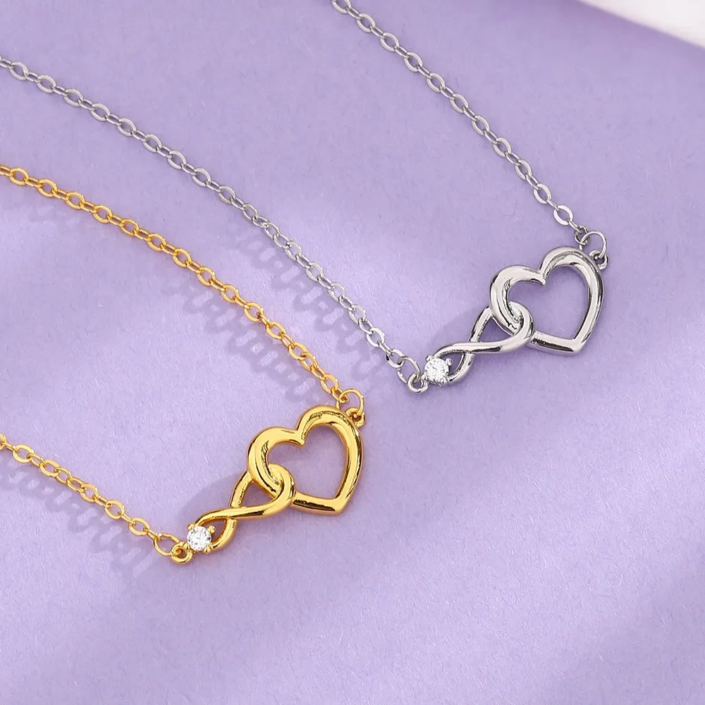Heart-Shaped Love Bracelet Fashion Jewelry Gift for Girlfriend
