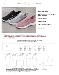 Flat Flying Woven Breathable Mesh Surface Sneaker Women's Casual Soft Bottom Shoes