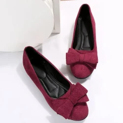 Fashion Bowknot Flats Shoes Casual Round Toe Loafers Cozy Shoes For Women