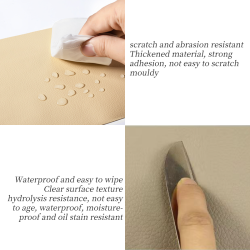 Self-Adhesive Leather Refinisher Cuttable Sofa Repair