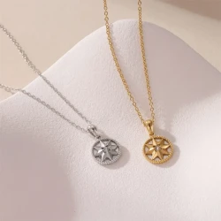 Lucky Compass Necklace Jewelry For Women