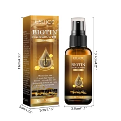 BioThick Hair Strengthening Spray – EELHOE Biotin Root Nourishing & Anti-Hair Loss Solution