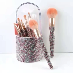 Light Luxury Diamond-embedded Makeup Brush