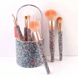 Light Luxury Diamond-embedded Makeup Brush