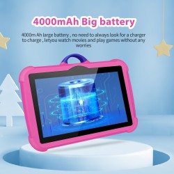 7-Inch 5G WiFi Kids Tablet - Quad Core, 4GB RAM, 64GB ROM