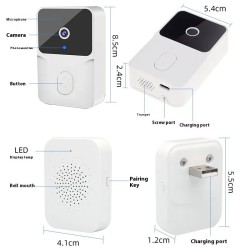 Intelligent Visual Doorbell with HD Night Vision and Video Intercom