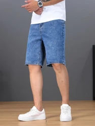 mens solid denim shorts for summer stylish leisure jorts details 0mens solid denim shorts for summer stylish leisure jorts details 0