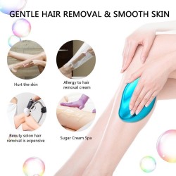 HOT Crystal Painless Physical Hair Removal Eraser - Reusable Glass Epilator