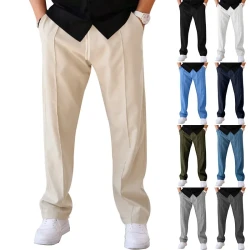 Men's Trousers Sports Casual Loose Straight Pants