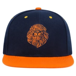 High-Quality Lion Face Embroidery Caps - Street Hip-Hop Trend Snapback Ha