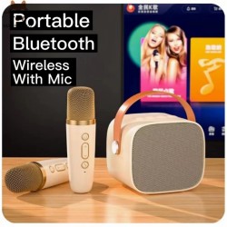 Karaoke Bluetooth Audio Wireless Children's Microphone - Fun and Portable Singing Experience