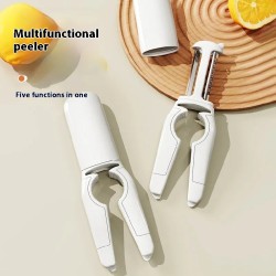 5-In-1 Fruit and Vegetable Peeler - Food Grade Stainless Steel