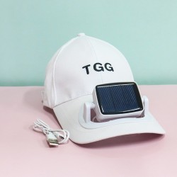 Solar Charging Sun Hat with Built-In Fan