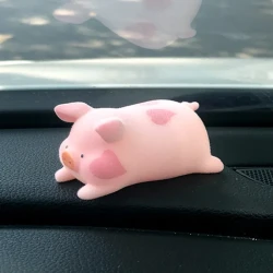 Cute Cartoon Pig Car Accessories