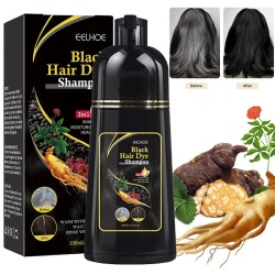 100ml Natural Herbal Hair Dye Shampoo - 3 in 1 Grey Coverage