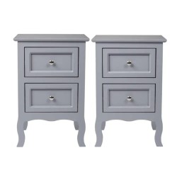 Nightstands Set of 2 -  Side Table Night Table for Bedroom